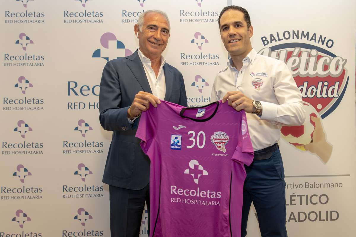 Atlético Valladolid celebra la renovación de su acuerdo de patrocinio con Recoletas
