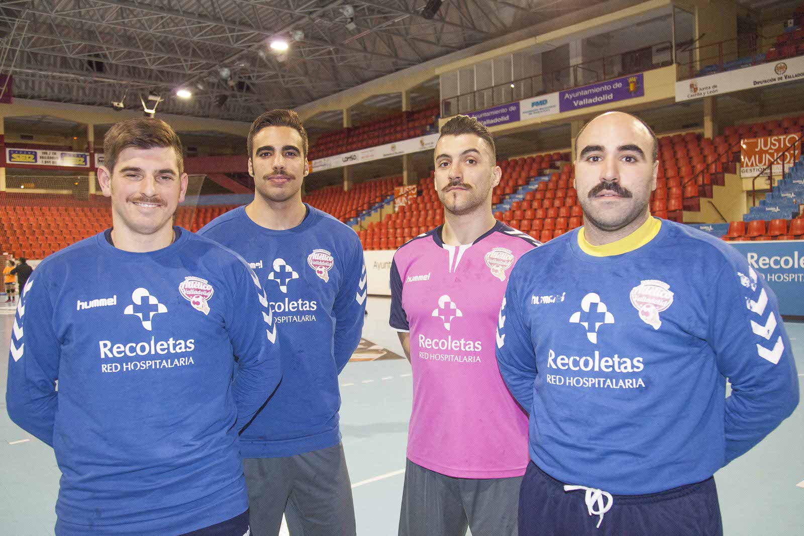 El Recoletas Atlético Valladolid también es solidario con la Fundación Movember