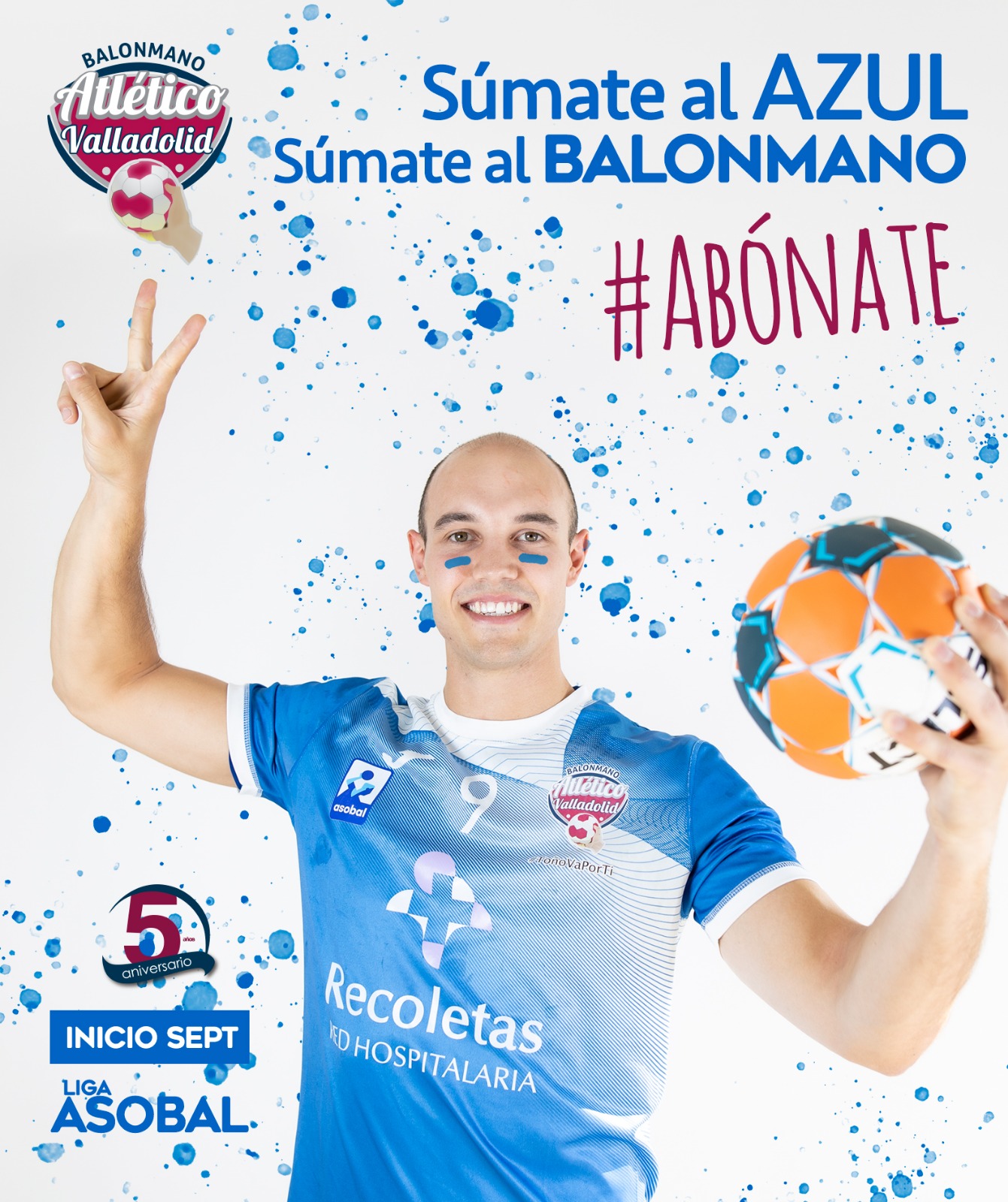 ¡Súmate al azul’, súmate al balonmano con el Recoletas Atlético Valladolid | Galería 12 / 28