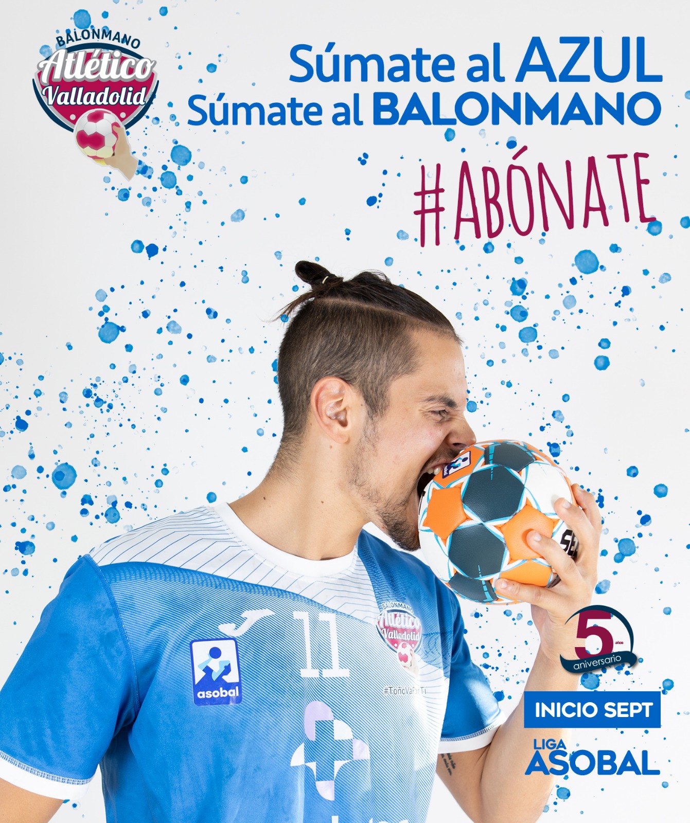 ¡Súmate al azul’, súmate al balonmano con el Recoletas Atlético Valladolid | Galería 15 / 28