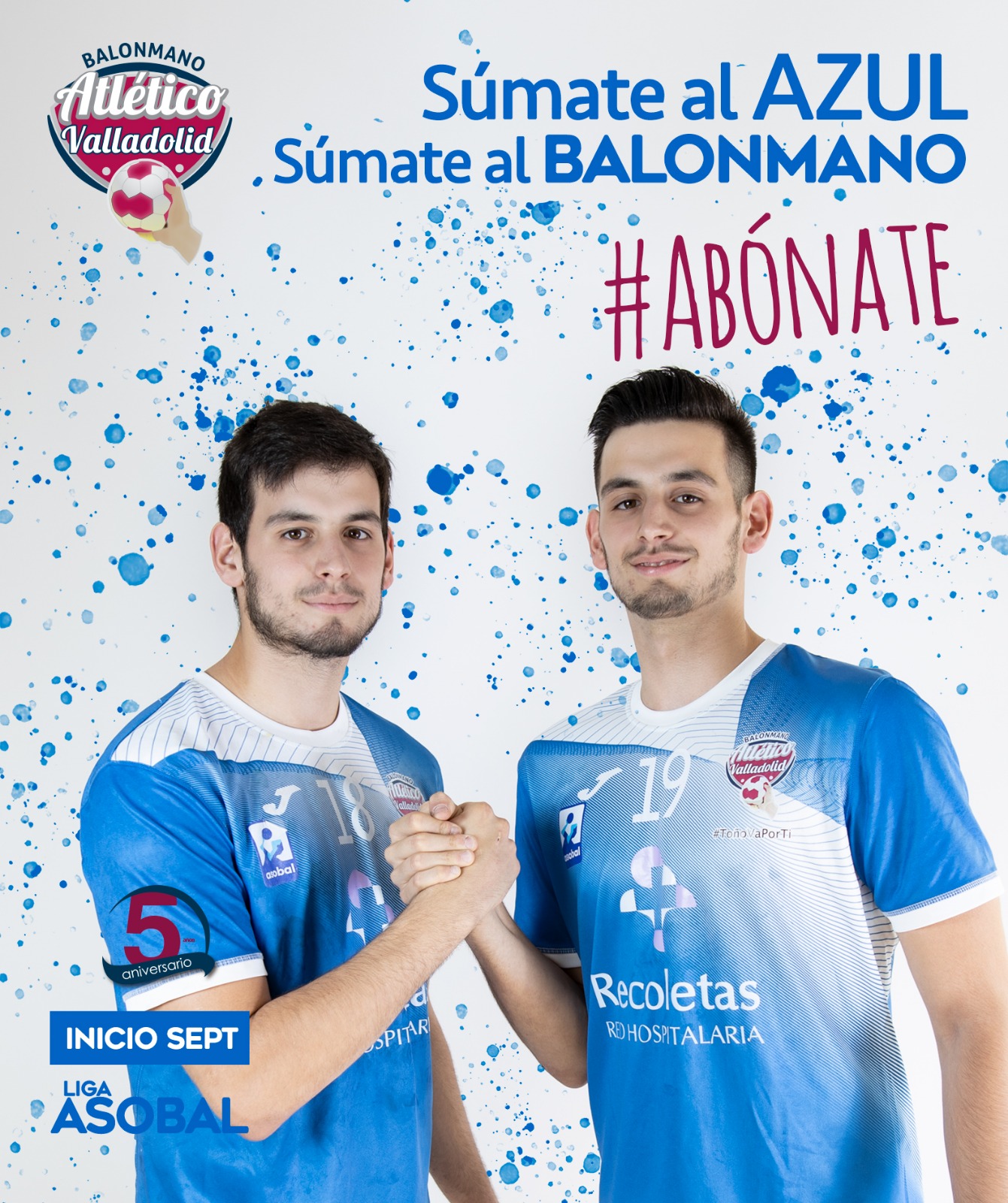 ¡Súmate al azul’, súmate al balonmano con el Recoletas Atlético Valladolid | Galería 14 / 28