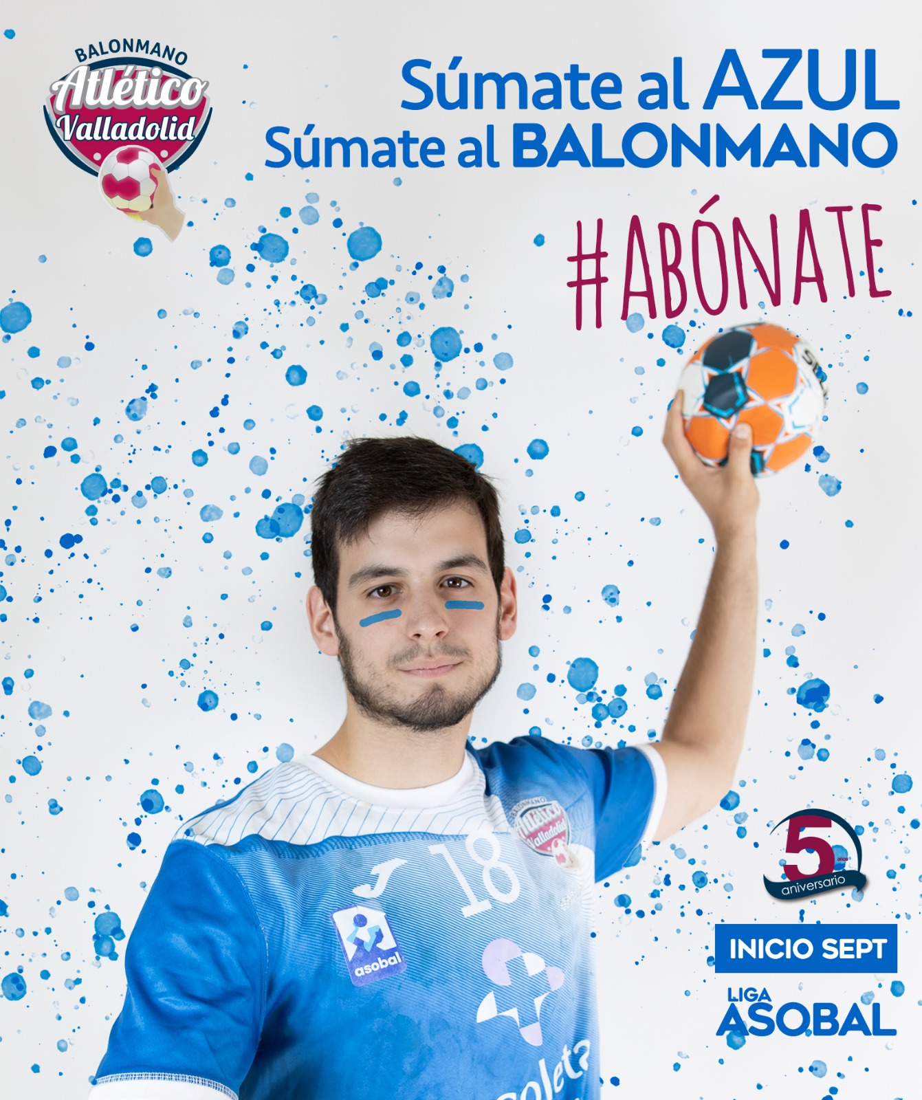 ¡Súmate al azul’, súmate al balonmano con el Recoletas Atlético Valladolid | Galería 11 / 28