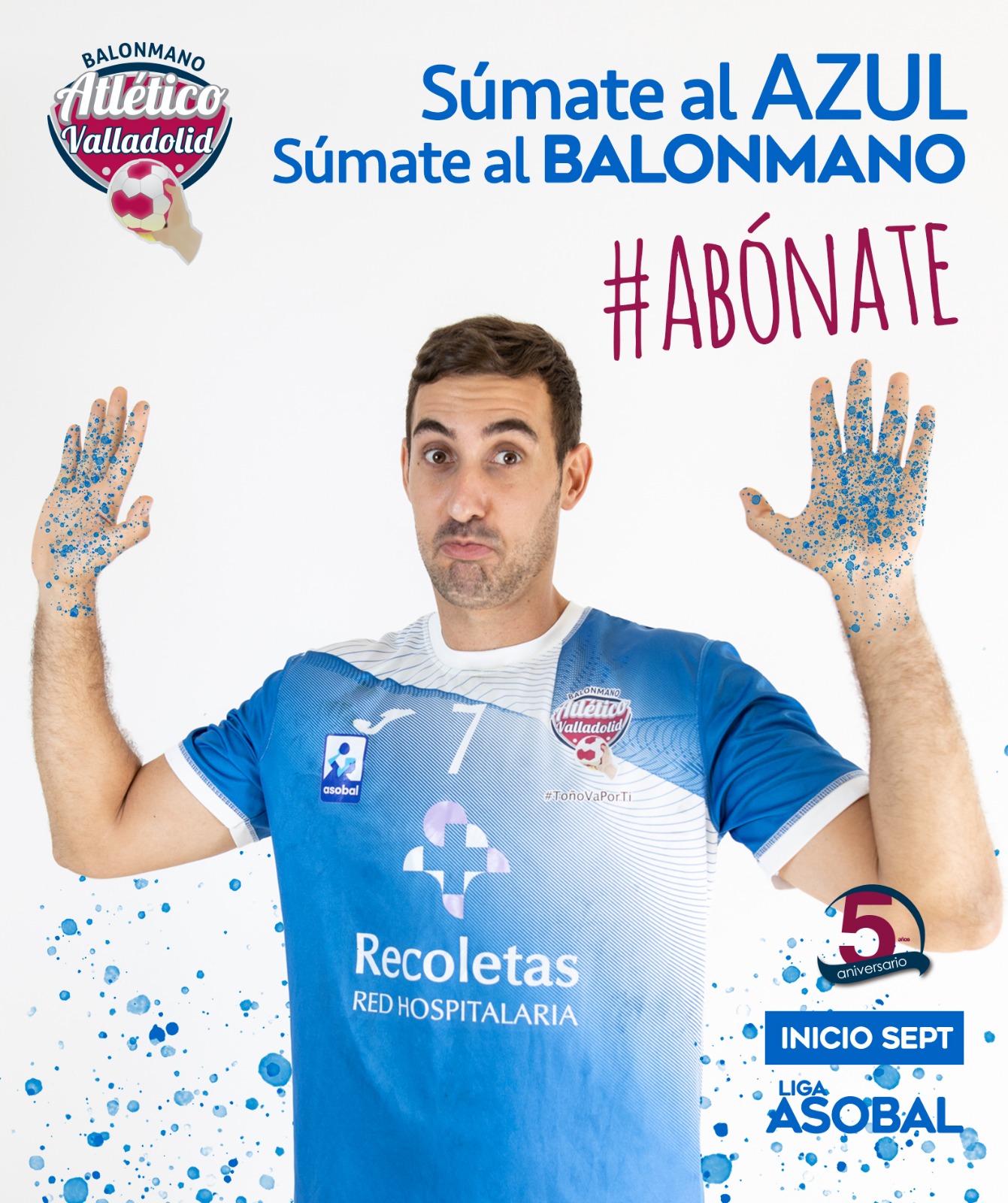 ¡Súmate al azul’, súmate al balonmano con el Recoletas Atlético Valladolid | Galería 3 / 28