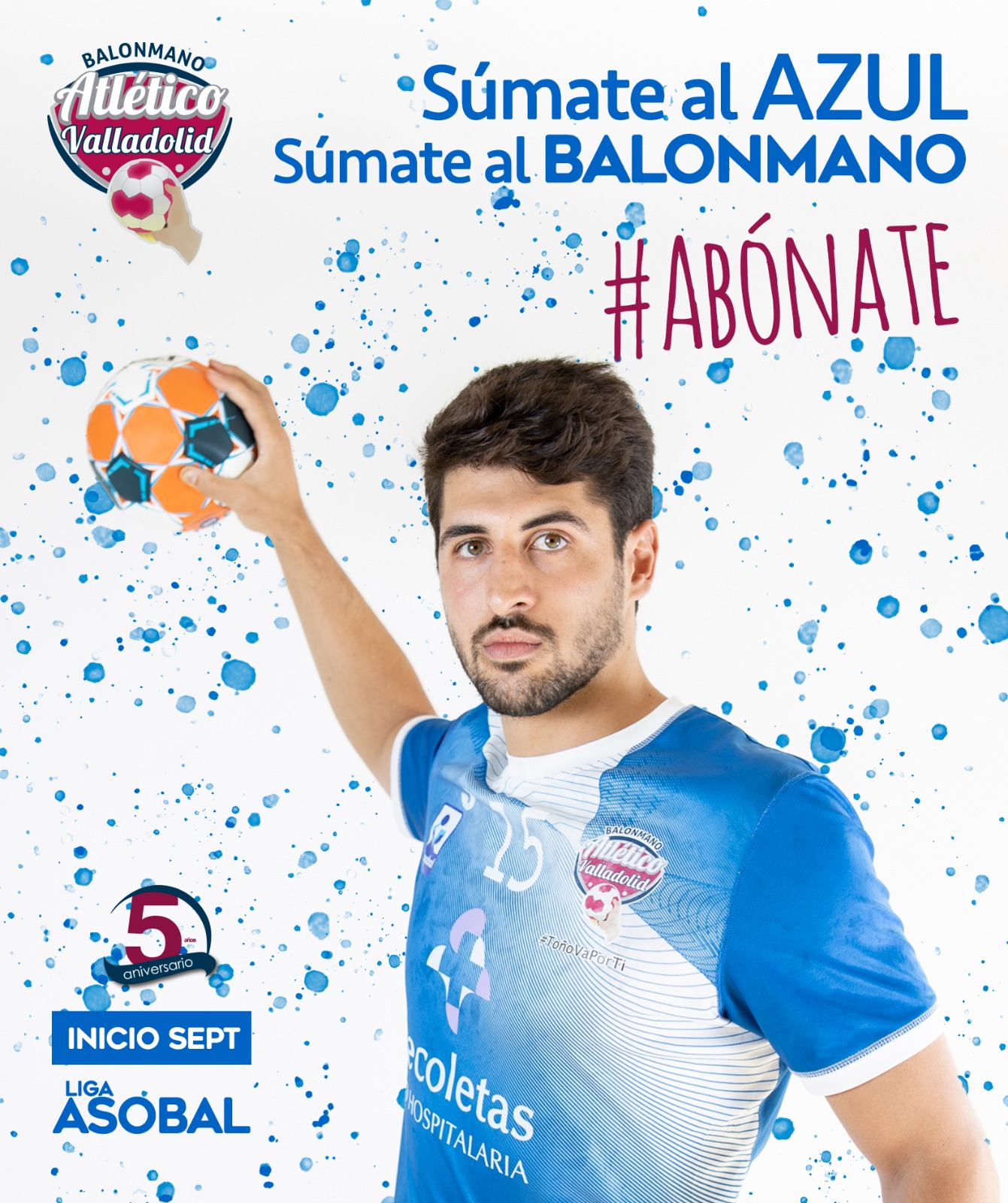 ¡Súmate al azul’, súmate al balonmano con el Recoletas Atlético Valladolid | Galería 2 / 28