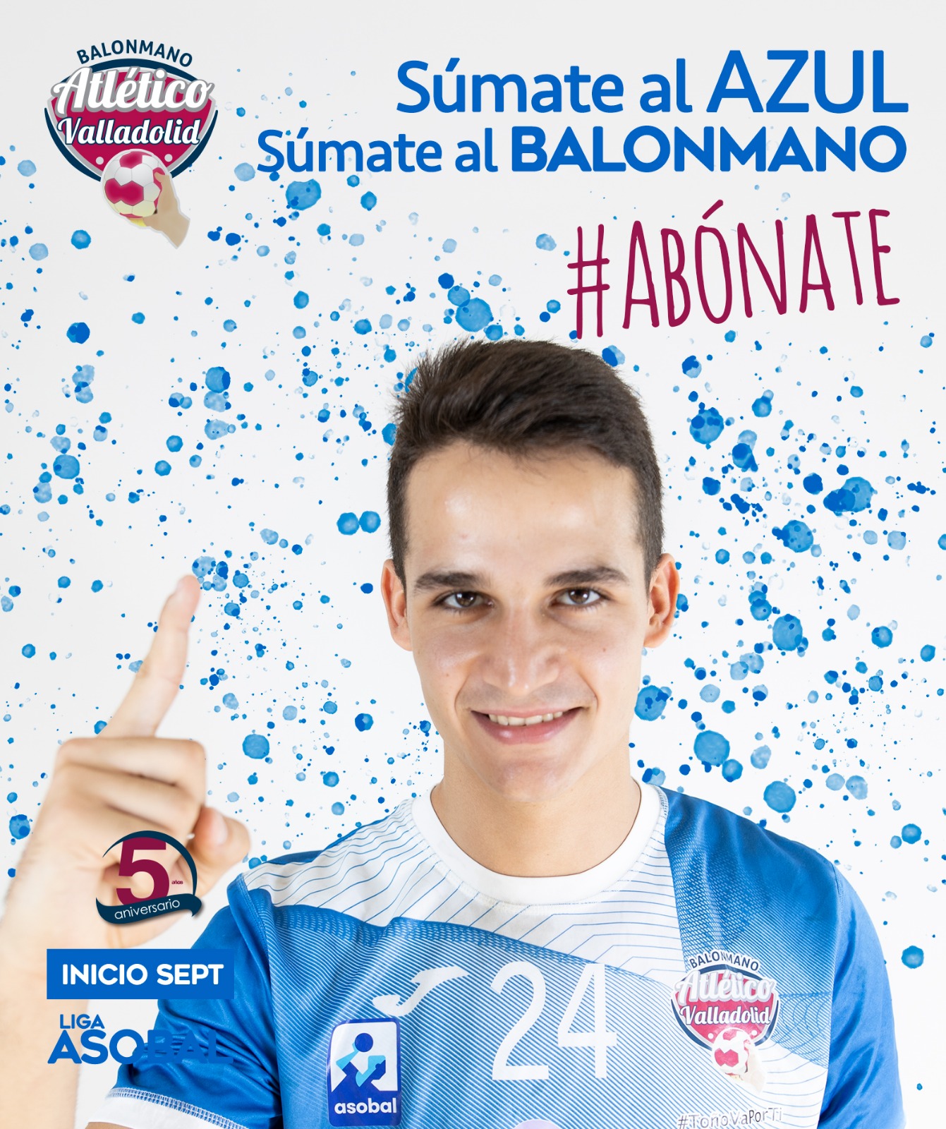 ¡Súmate al azul’, súmate al balonmano con el Recoletas Atlético Valladolid | Galería 10 / 28