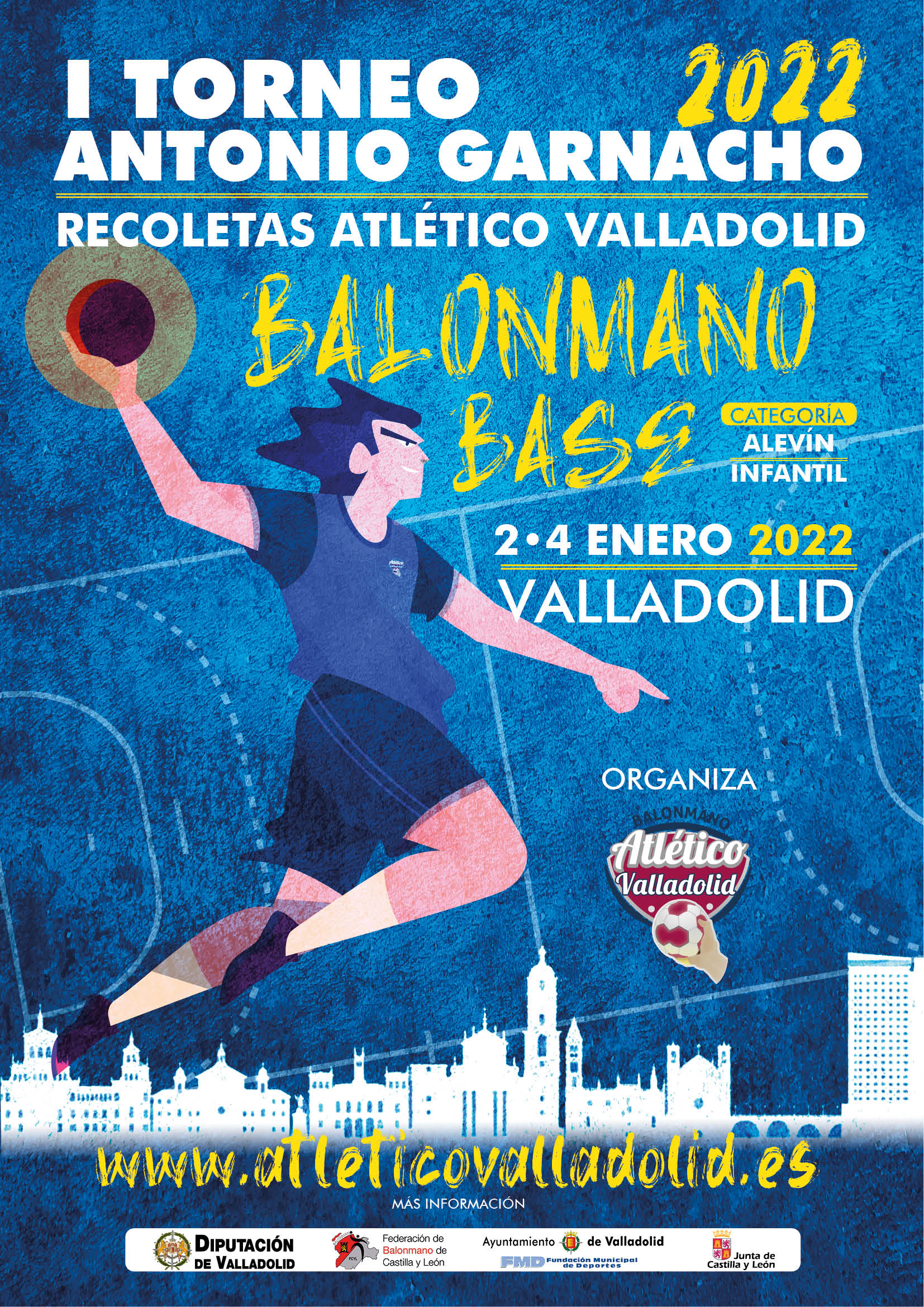 I Torneo Antonio Garnacho Recoletas Atlético Valladolid de balonmano base 2022 | Galería 1 / 1