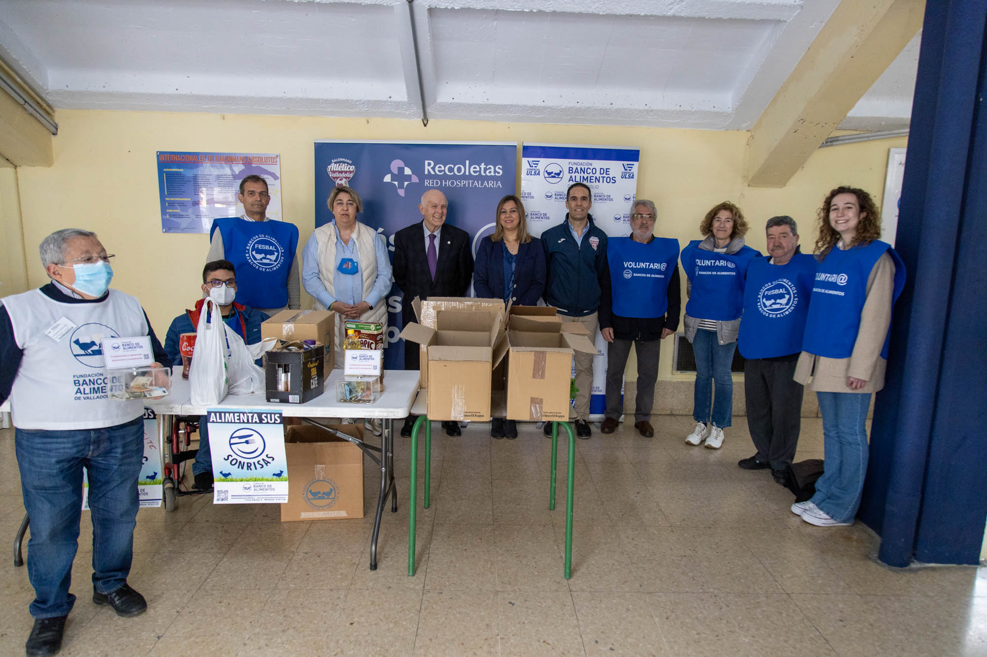 Recoletas Red Hospitalaria entrega 2.000€ a la Fundación Banco de Alimentos Valladolid en apoyo de las personas más desfavorecidas | Galería 1 / 1