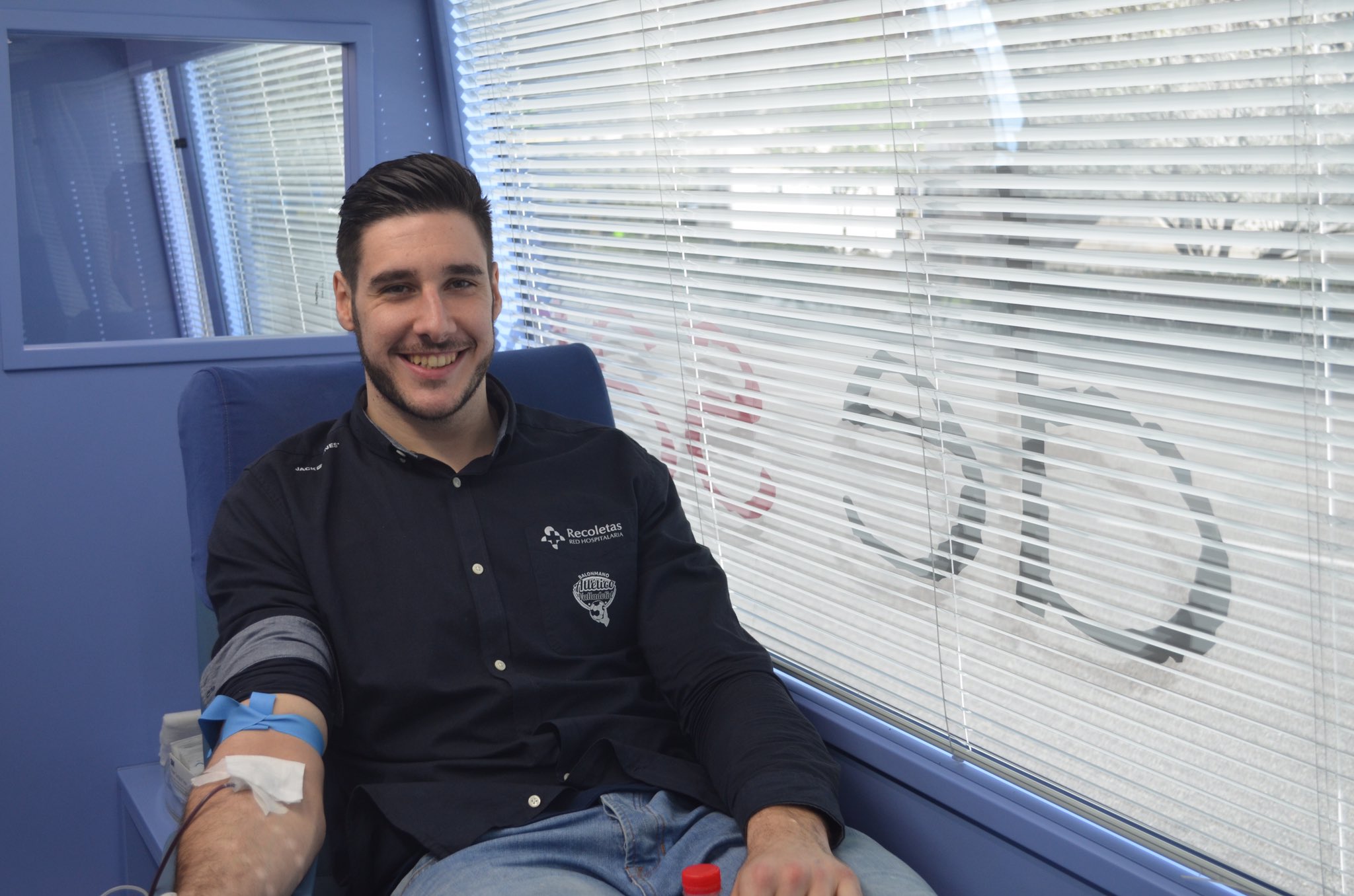 Donación de sangre del Atlético Valladolid y Recoletas Red Hospitalaria | Galería 1 / 4