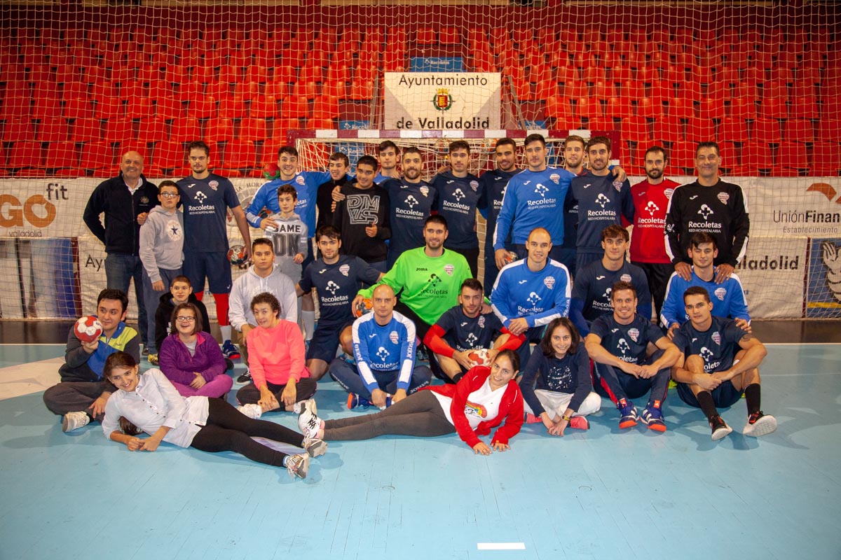 El Recoletas Atlético Valladolid recibe la visita de los chicos del Centro de Integración Juvenil (CIJ)
