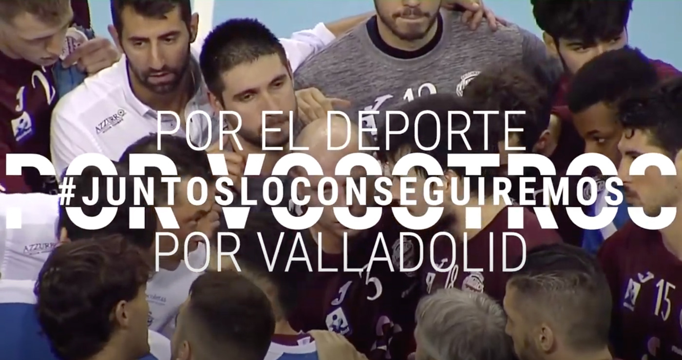 “Juntos lo conseguiremos”, el emotivo vídeo de los jugadores del Recoletas Atlético Valladolid para animar a Valladolid
