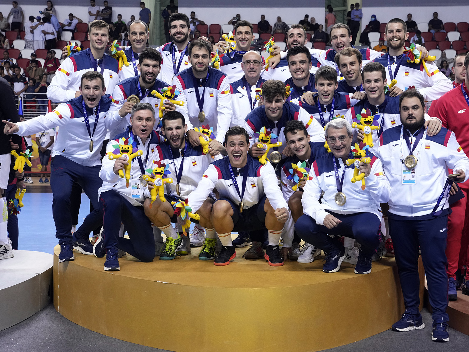 Medalla de oro para Miguel Martínez y Jorge Serrano en los Juegos del Mediterráneo