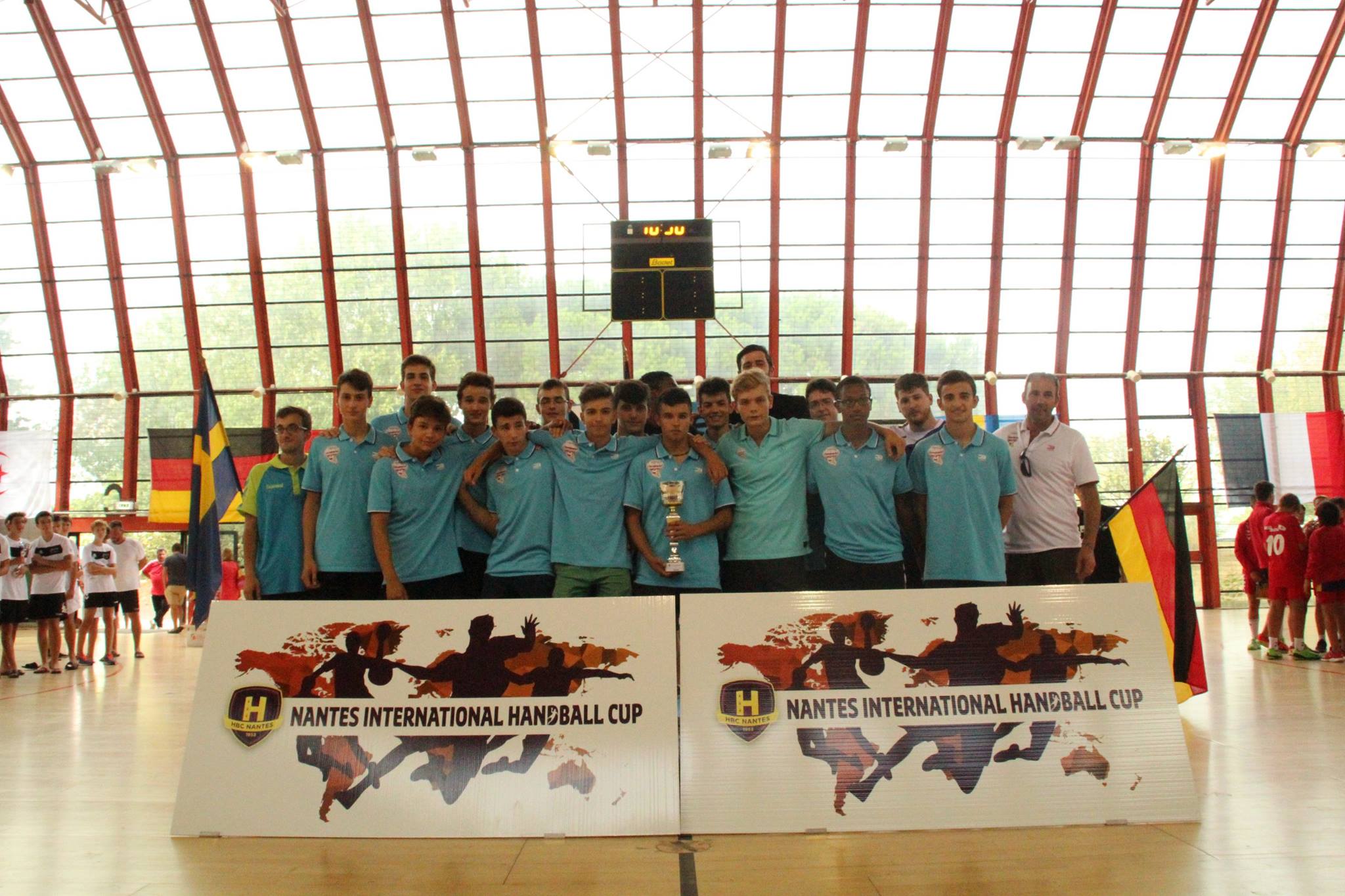 El Recoletas Atlético Valladolid cadete, tercero en la Nantes International Handball Cup disputada en Francia