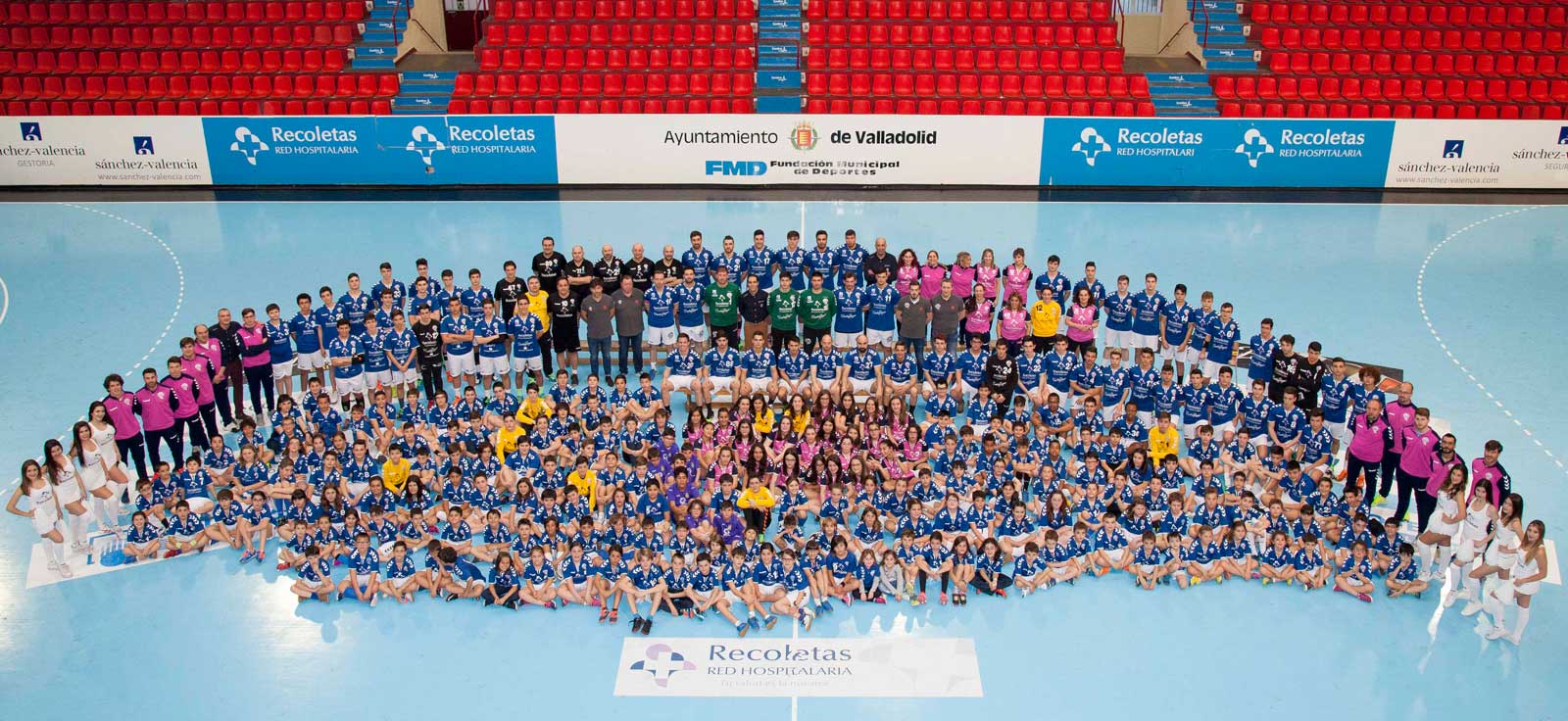 La familia del Recoletas Atlético Valladolid 2016-2017