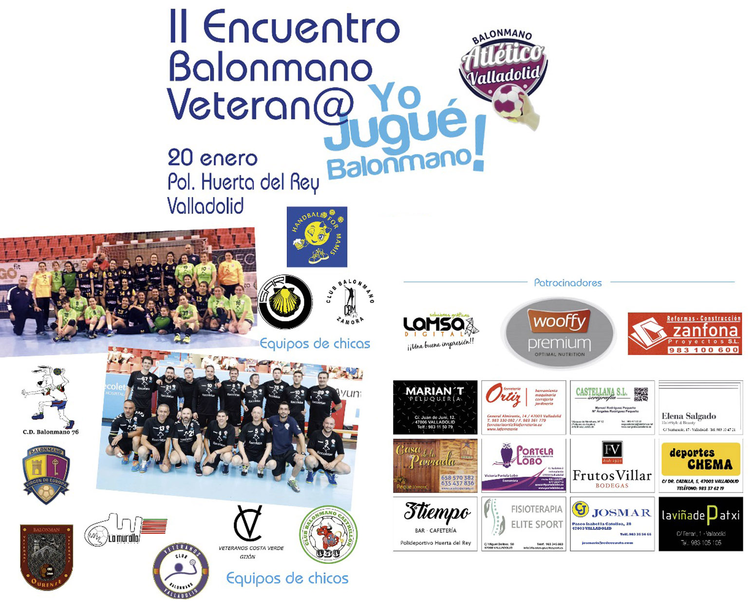 Todo listo para la celebración de la segunda edición del encuentro de veteranos Yo Jugué Balonmano!
